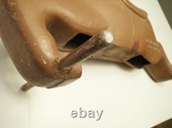 Vintage Mexico Forge Spring Rider Cast Aluminum Playground Horse/ Pony & Bracket