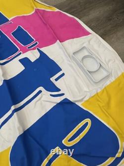 Vintage Miller Lite Pro Beach Volleyball AVP Inflatable Raft Tube Volleyball 60