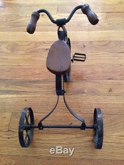 Vintage Mini Tricycle Decor/Toy Vintage Wood & Metal
