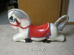 Vintage Miracle Donkey Horse Playground Rider Aluminum Spring Ride On Toy 60's