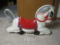 Vintage Miracle Donkey Horse Playground Rider Aluminum Spring Ride On Toy 60's
