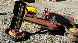 Vintage Murray 2 Ton Diesel Model Pedal Tractor with Cart