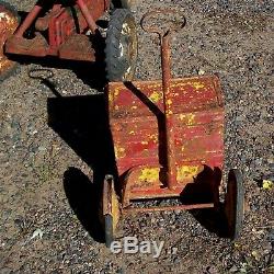 Vintage Murray 2 Ton Diesel Model Pedal Tractor with Cart