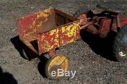 Vintage Murray 2 Ton Diesel Model Pedal Tractor with Cart