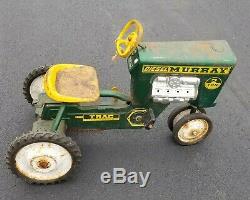 Vintage Murray 2 Ton Diesel Pedal Car Tractor