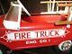 Vintage Murray AMF Fire Truck Pedal Car Engine Co. 1