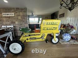 Vintage Murray Big 4 Tractor Pedal Car Original! Mint! Wow! Rare find