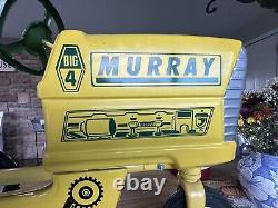 Vintage Murray Big 4 Tractor Pedal Car Original! Mint! Wow! Rare find