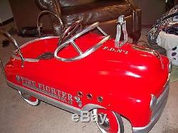 Vintage Murray Buick Torpedo (Comet) Fire Truck Pedal Car Restored