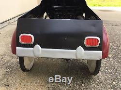 Vintage Murray Dip Side Pedal Car Antique Burgundy/Black