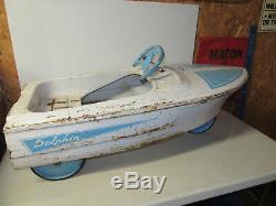 Vintage Murray Dolphin Pedal Car Boat