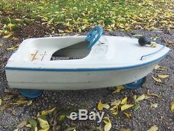 Vintage Murray Dolphin Pedal Car Boat Jolly Rodger