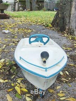 Vintage Murray Dolphin Pedal Car Boat Jolly Rodger