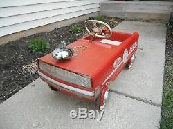 Vintage Murray Fire Chief Truck Engine Pedal Car