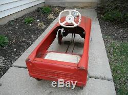 Vintage Murray Fire Chief Truck Engine Pedal Car