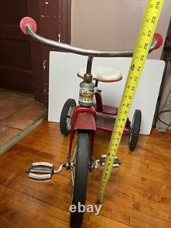 Vintage Murray Metal Tricycle Red Good Condition All Original Working