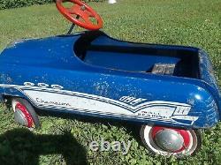 Vintage Murray Pedal Car Champion, Blue, Original, Great Used Condition