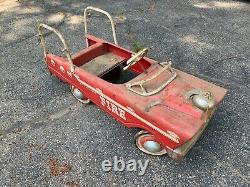 Vintage Murray Pedal Car Fire Truck