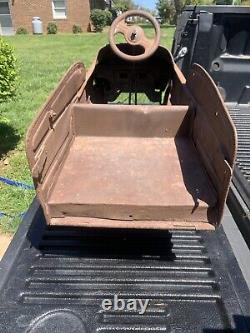 Vintage Murray Pedal Car Station Wagon Near Complete For Resto Or Display