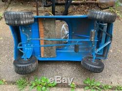 Vintage Murray Pinto Rally Pedal Car Blue