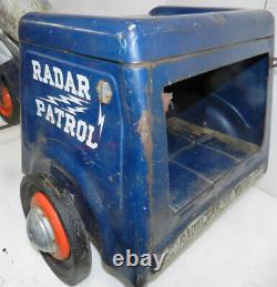 Vintage Murray Radio Patrol Police Pedal Car Local Pickup Only