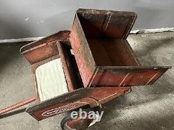 Vintage Murray Red Dump Trac Wagon