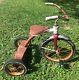 Vintage Murray Red Tricycle Ez Step Up Complete Rideable MID Century