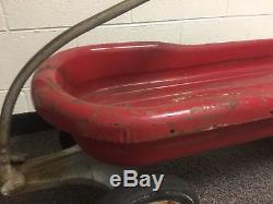 Vintage Murray Steel Toy Wagon Streamlined Red