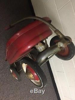 Vintage Murray Steel Toy Wagon Streamlined Red