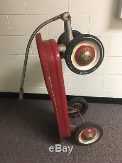 Vintage Murray Steel Toy Wagon Streamlined Red