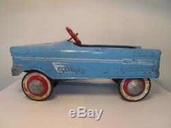 Vintage Murray Tee-Bird Thunderbird Pedal Car Unrestored Original Seat & Hubcaps