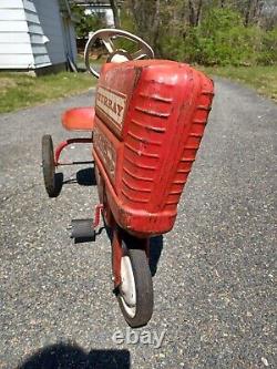 Vintage Murray Trac Pedal Tractor Turbo Drive Metal Ride On Toy