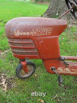 Vintage Murray Trac Pedal Tractor Turbo Drive Metal Ride On Toy Shipping options