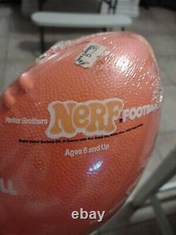 Vintage NERF Football 1977 Sealed Original Packaging Parker Brothers Orange