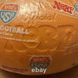 Vintage NERF Football Parker Brothers Orange -Excellent New Condition