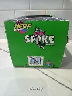 Vintage NERF Turbo Spike 8 Foam Football Kenner Tonka 1996 New In Box