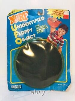 Vintage NERF UFO Unidentified Floppy Object Frisbee- Black (NEW)-ULTRA RARE