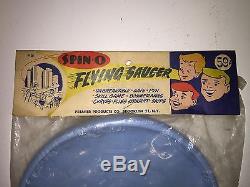 Vintage NOS New in package Premier Products SPIN-O Flying Saucer Mars Platter