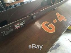 Vintage Neal Hydroplane, outboard racing, race boat