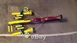 Vintage Nerf Crossbow Purple 1995 Kenner works