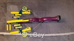 Vintage Nerf Crossbow Purple 1995 Kenner works