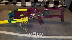 Vintage Nerf Crossbow Purple 1995 Kenner works