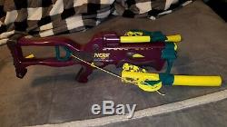 Vintage Nerf Crossbow Purple 1995 Kenner works