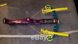 Vintage Nerf Crossbow Purple 1995 Kenner works