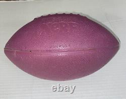Vintage Nerf Football Parker Bros Official Rare Purple USA made Foam Toy Prop