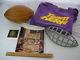 Vintage Nerf Football Wood Pattern Prototype Sample Employee Shirt Kenner Hasbro