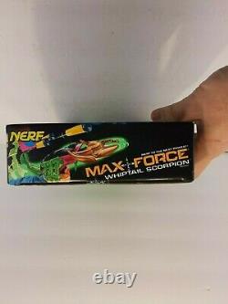 Vintage Nerf Max Force WhipTail Scorpion Rare CIB New Sealed Free Ship