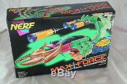 Vintage Nerf Max Force WhipTail Scorpion Rare CIB SEALED IN ORIGINAL BOX