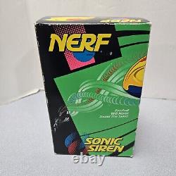 Vintage Nerf Sonic Siren Football 1993 Kenner Yellow & Blue Rare New Sealed