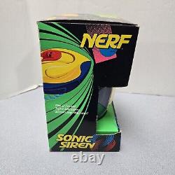 Vintage Nerf Sonic Siren Football 1993 Kenner Yellow & Blue Rare New Sealed